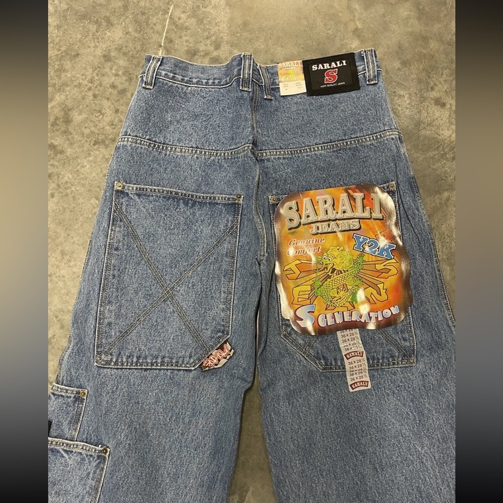 NWT Jynx Salari JNCO style wide leg baggy jeans